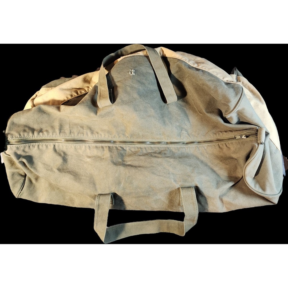 Banana Republic Safari‎ Travel Clothing Company Duffle Bag Green  Polar Vintage - Picture 3 of 9